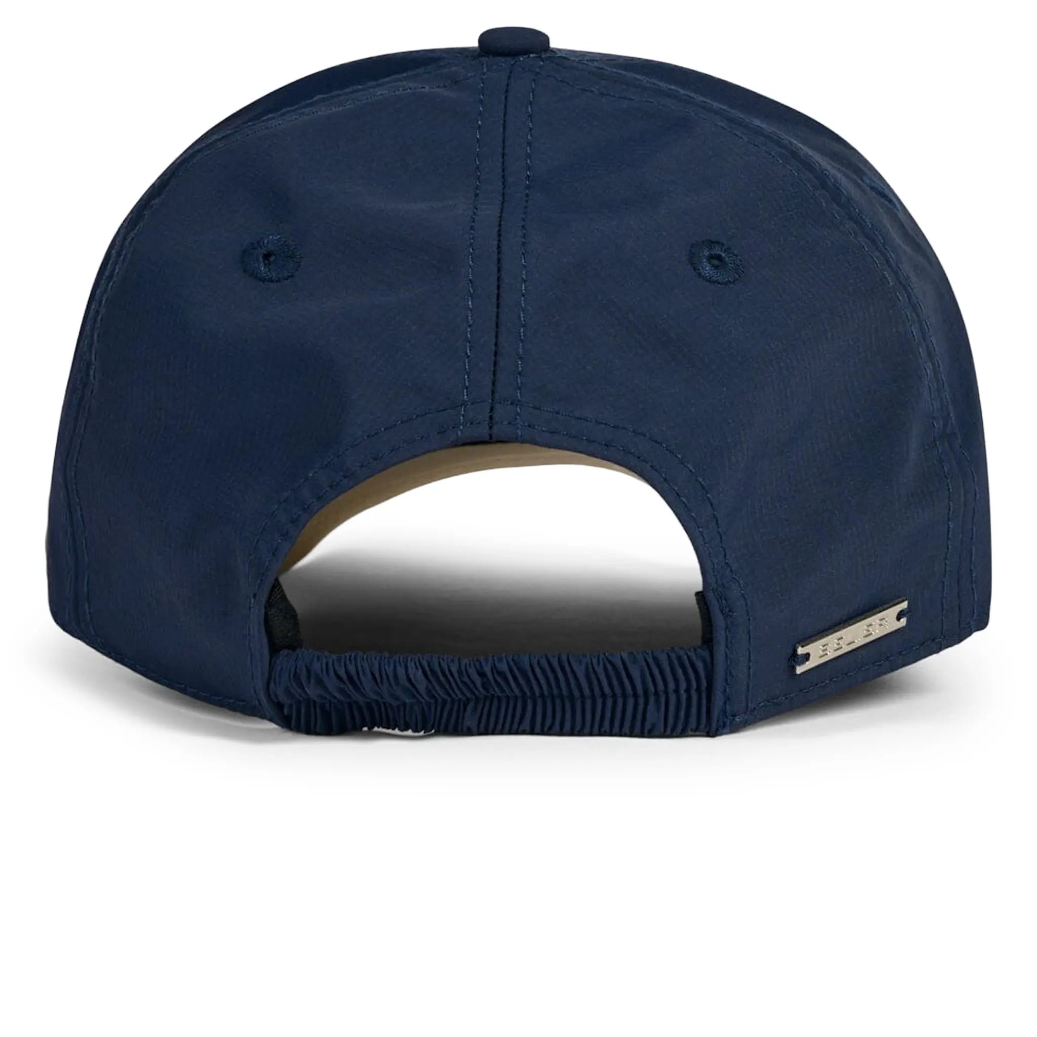 Back View of Belier Crest Logo Navy Cap BA006NVY